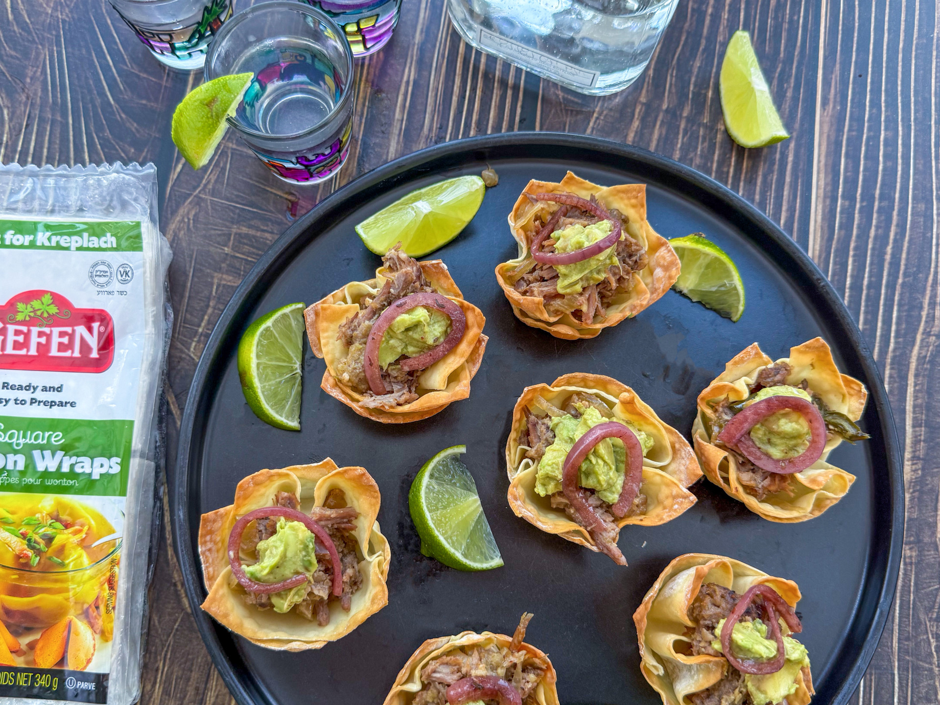 Tequila Lime Brisket “Taco” Cups