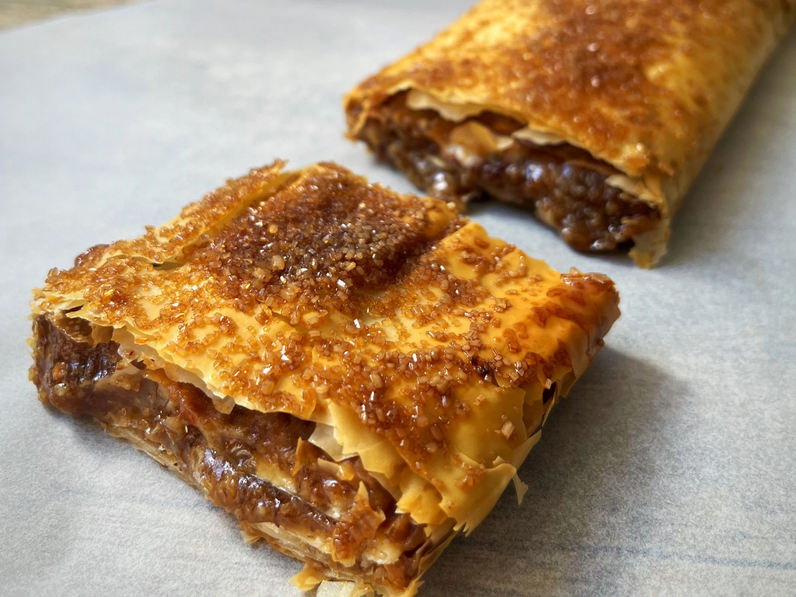 Halva and Walnut Pastry