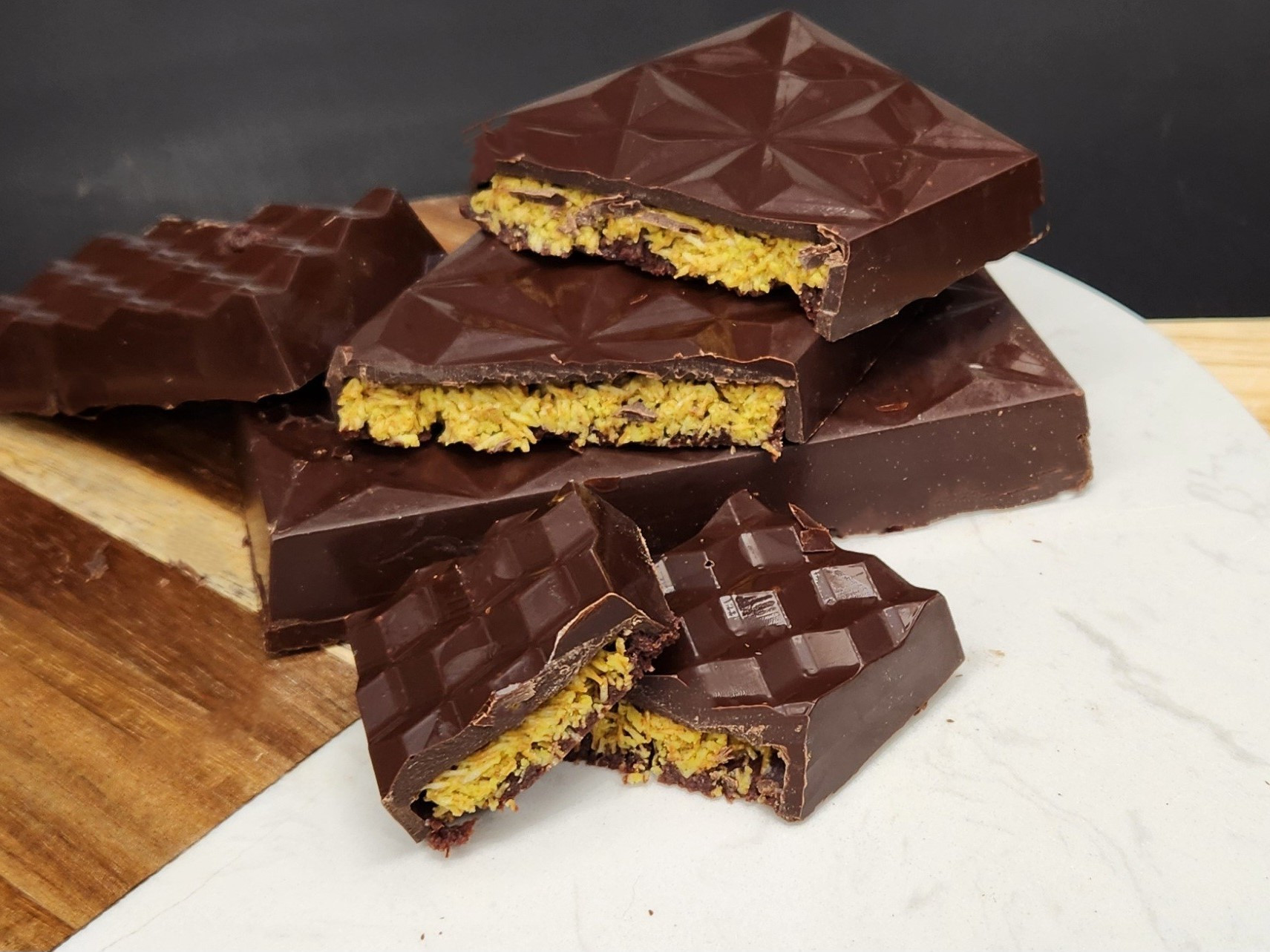 Strawberry Dubai Chocolate Bars