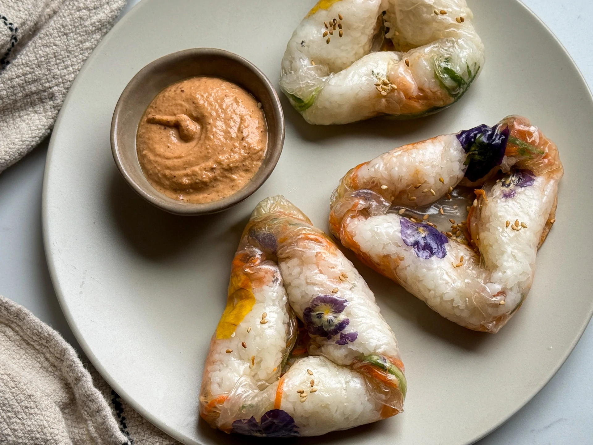 Summer Roll Hamantaschen