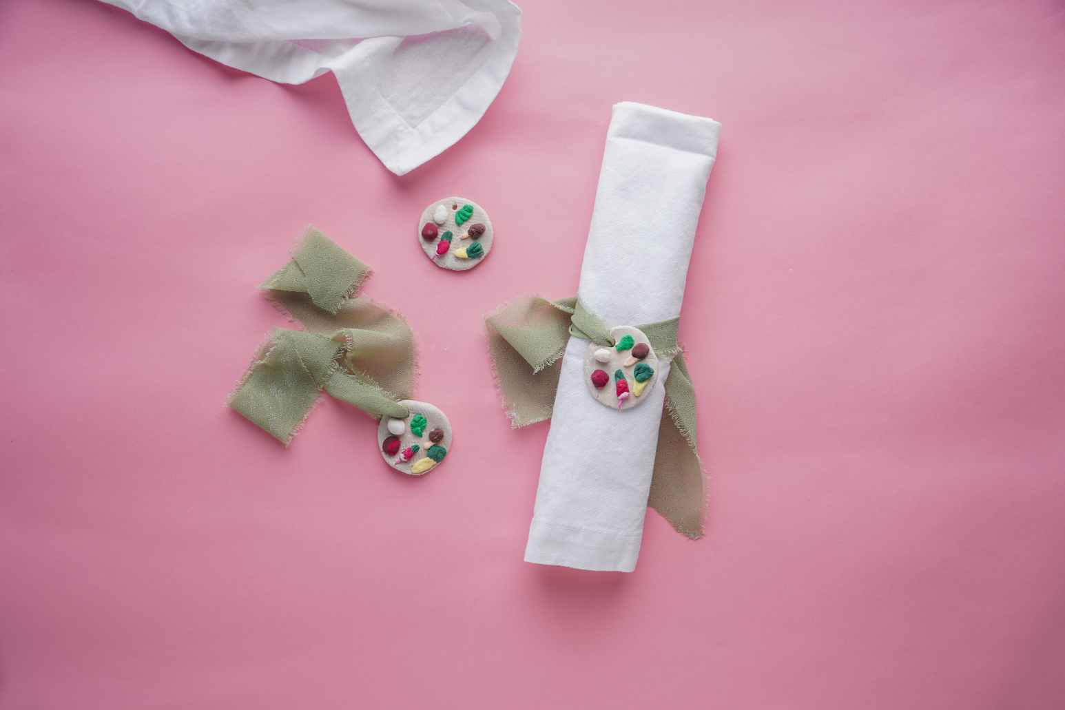 DIY Mini Seder Plate Napkin Rings